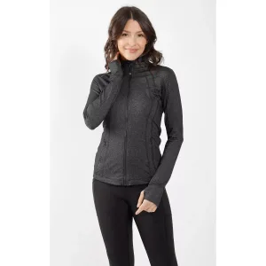 90 Degree By Reflex Womens Lightweight, Full Zip Running Track Jacket